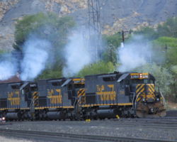 Getting the power out early Saturday morning for a run to Sunnyside