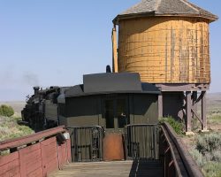 487 passes under the Lava tank. While it looks good, the tank is no longer functional, its pump long ago lost.