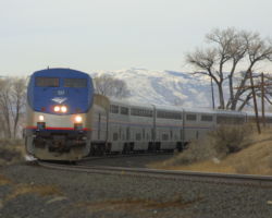 The eastbound Zephyr coming into Wellington, UT