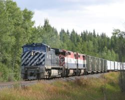 The last look at 4650 and the NVPG for Wednesday, at a crossing near Red Rocks.
