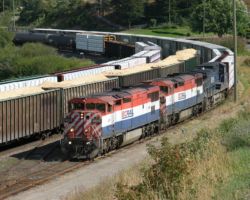 4619 North leads the SQJO through the south end of the Williams Lake yard.