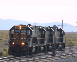 The four motors retake the main at West Mounds