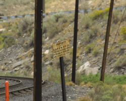 Love that D&RGW sign...