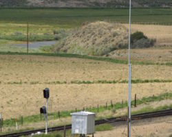 The cutoff is getting improved signalling, as evidenced by the ATCS antenna at Range, CO...