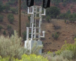 ...and one of the new signal sets just down the line at MP 153.1