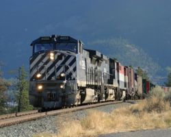 And the cycle begins again, as another northbound (SQPG) departs Lillooet