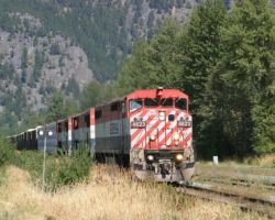 PGNV coming in to Pemberton, ready to start the assault on the next climb