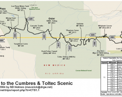 A quick map and guide to the Cumbres & Toltec Scenic - by no means complete, but better than anything else I know of on the web.