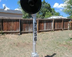 And finally, with the milepost numbers repaired and painted, the signal is finished.
