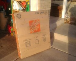 Three days later, this giant box arrives on my doorstep completely unscathed.