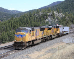 Coming through Crescent just as the sun ducks under some high haze.