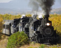 The first catch north of Chama, where the road and railway rejoin. Only about 50 people were on hand to capture this moment...