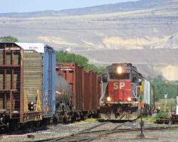 Back down at the Delta yard, the crew picks up some center-beam cars and does some additional switching.