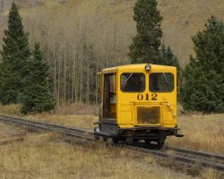 Remember, only you can prevent forest fires... Or at least you and motorcar number 12, seen here returning at Coxo, CO.