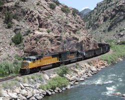 One of my favorite shots for this trip, from an overlook near Texas Creek. Incidentally, Todd B. is standing just to my right.