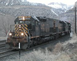 The helpers from the westbound MDVRO-02 return to the yard