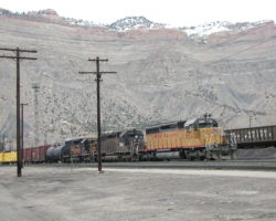 The eastbound MRODV-04 coming through Helper