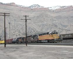 The eastbound MRODV-04 coming through Helper