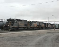 Highball! Five Grandes headed up the hill.