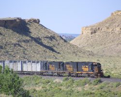 Climbing up the Sunnyside Branch from the junction with the mainline at Mounds