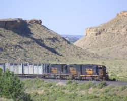 Climbing up the Sunnyside Branch from the junction with the mainline at Mounds