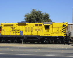 Yolo Shortline 131 sits in Woodland, CA, awaiting something to do.