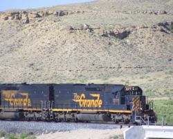 Just about ready to step on to the bridge over the road to Mounds.