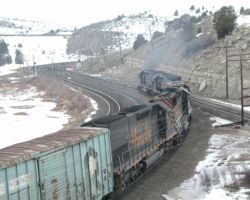 Just a little late on the approach shot - the MDVRO departs Kyune