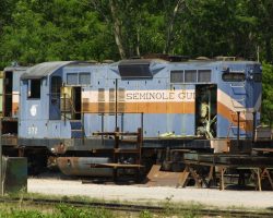 The Seminole Gulf's yards are in southern Fort Myers, FL, and on the right days most of the roster is around - including those that have no chance of escaping, like 572