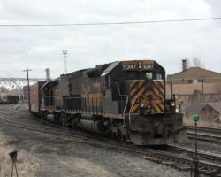 The local switching the west end of Helper Yard