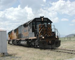 Leaving Salida as light power - the coal cars were dropped at Vallie