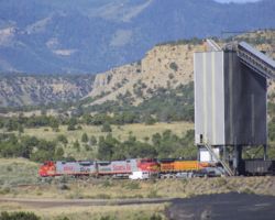 Not actually Saturday, but rather Sunday morning loading one at Wildcat out on the Utah Railway.