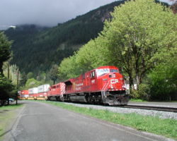 Western British Columbia is one big lighting problem for railfans, and this is proof.