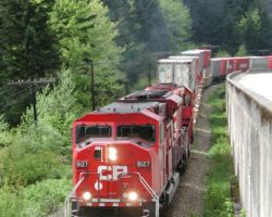Heading up into the Fraser Canyon, next to TransCanada Hwy 1.