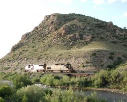 Coming around a hill near Granite.