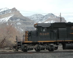 DRGW 5347 - in what may be its last year - works the Helper Yard