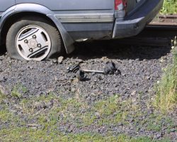 Typically, CV joints and half-axles are far more useful if you actually install them, as opposed to placing them on the ballast beside the vehicle...