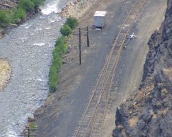 High above Belden on US Hwy 24, looking down on the west switch.