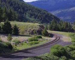 One of my all-time favorite photo locations - just west of the Mitchell curves. I'd give serious money to see a train here again (and more if I could order a few T-2s on the front - hint, hint to UP shareholders and members of the board...)