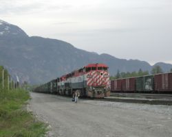 And so the cycle repeats, and another freight pulls into Squamish.