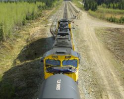The southbound will be going in the hole for the northbound Denali Star.