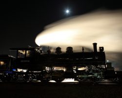 Skookum under a full moon at Garibaldi