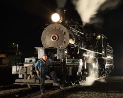Getting Martin to pose with the Skookum