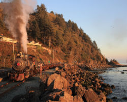 Polson Lumber #2 at Barview in the last rays of sun.