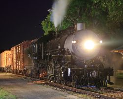 A night shot fo 28 at Palestine