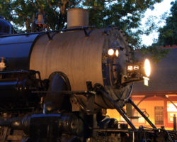 28 with the station in the background