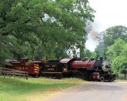 TSRR 300 crosses the road at Dean Wright, mp 23.3. There used to be a spur up to the Dean & Wright Lumber Company sawmill north of the tracks.