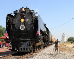 On the way down to Texas, I caught up with UP 844 at El Reno, OK.
