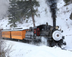 By the time we're up above Hermosa, it's snowing