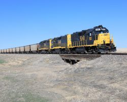 The line still has a few small wooden trestles here and there crossing draws that rarely stay we long.